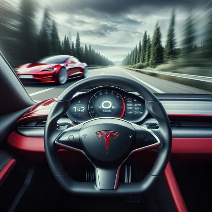 Тесла Родстер: Разгон от 0 до 100 км/ч